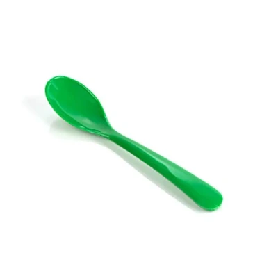 Obrázek Kimmel Vařečka na vajíčka, dětská lžička, dezertní lžička (6 kusů) opakovaně použitelná, plast, zelená, 21 000 3304 1
