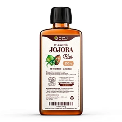 Obrázek Jojobový olej bio 250 ml 100% bio, čistý, přírodní a lisovaný za studena