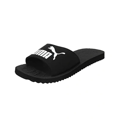 Obrázek PUMA Unisex Adults&#039; PURECAT Slides, Černá bílá