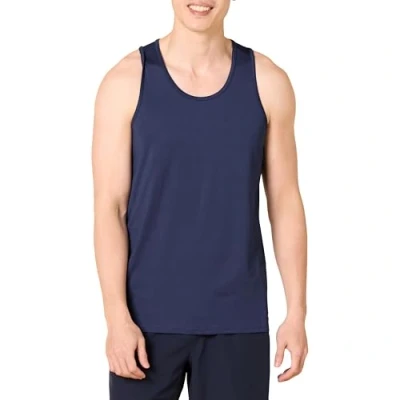 Obrázek Amazon Essentials Herren Leichtes, Schnelltrocknendes Gym Tanktop Aus Funktionsstretch, Marineblau, S