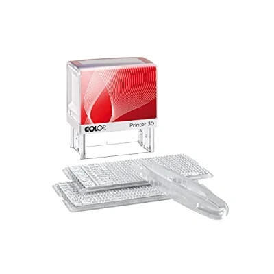 Obrázek Colop 1093602200 Textové razítko Printer 30/2 sada 47 x 18 mm polštář, 5řádkové, černé