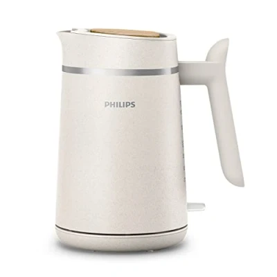 Obrázek Rychlovarná konvice Philips HD9365/10 Conscious Collection, biologická, 100% recyklovaný plast, udržitelná, 2 200 W, objem náplně 1,7 l, krémová