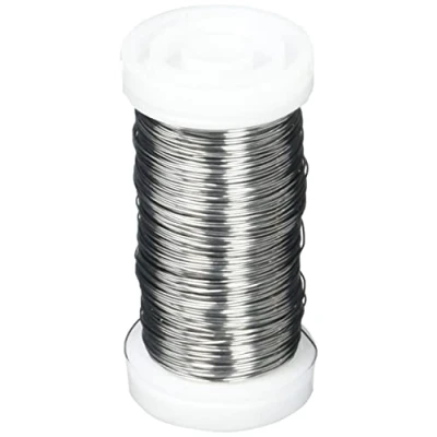 Obrázek Rayher 2425000 květina drát, 0,35 mm Ø, cívka 100 m, sáček SB. 1 Cívka, Geglueht