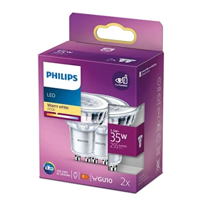 Obrázek Philips LED Classic GU10 lampa, 35 W, reflektor, teplá bílá
