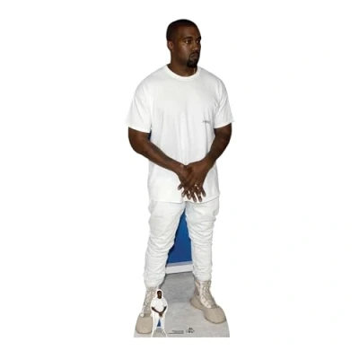 Obrázek Star Cutouts Ltd Kanye West T Shirt Lifesize Cutout 166 cm, Karton, cm hoch