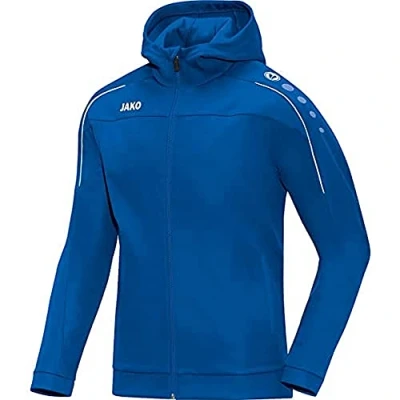 Obrázek JAKO Pánská základní bunda s kapucí Classico, nightblue/citro, 4XL, 6850