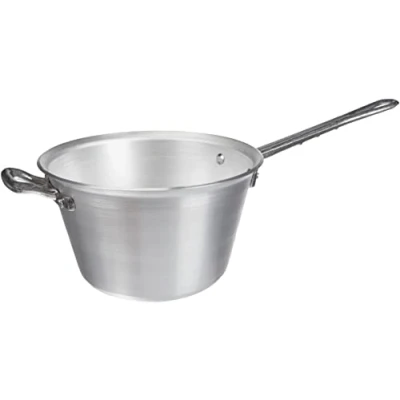 Obrázek Pentole Agnelli Kessel für Polenta, aus Aluminium, mit Griff und Edelstahl, Silber 20 cm Silber/schwarz