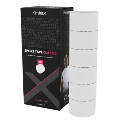 Obrázek Kintex 0 6 koleček sportovní páska náplast 3 8 cm x 10 m bílá neelastická, bílá, EU