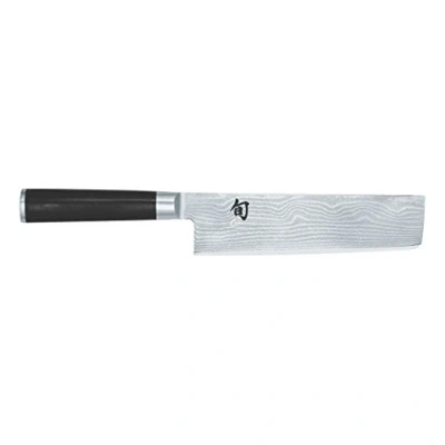 Obrázek KAI Shun Classic Nakiri 16,5 cm délka čepele damaškový nůž 32 vrstev VG MAX jádro 61 (±1) HRC rukojeť z Pakka dřeva Made in Japan japonský kuchařský kuchyňský univerzální kovaný