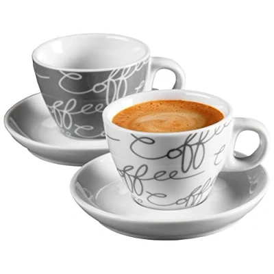 Obrázek Ritzenhoff &amp; Breker Sada na espresso Cornello, 4dílná, šedá, 80 ml