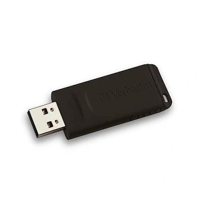 Obrázek Verbatim Slider USB flash disk 64 GB, 2.0, disk, pro notebook, Ultrabook TV autorádio, 2.0 Stick, datový s posuvným mechanismem, černý