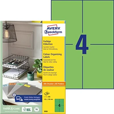 Obrázek AVERY Zweckform 3448 barevné štítky