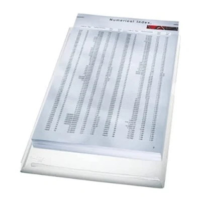 Obrázek Leitz Maxi sada průhledných pouzder, 5 kusů, formát A4, roztažitelná, kapacita pro 200 listů, 0,17 mm měkká fólie z PVC, 40563003