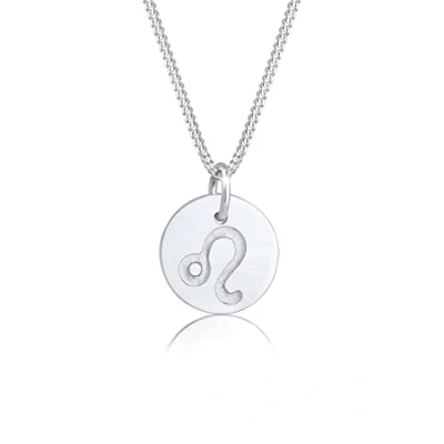 Obrázek Elli Dámský pravý šperk, řetízek na krk, stříbrný s přívěskem, hvězda, znamení zvěrokruhu, astro, trend, krystaly Swarovski, sterlingové stříbro, délka 925, 45 cm, Bez