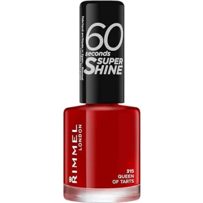 Obrázek Rimmel London 60 sekund Super Shine lak na nehty, červený, 8 ml
