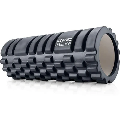 Obrázek Core Balance Faszienrolle Rücken Wirbelsäule und Ganzkörper für Tiefengewebemassage Texturierter Sport Foam Roller zur Massage von Triggerpunkten Fitness, Gym, Physio