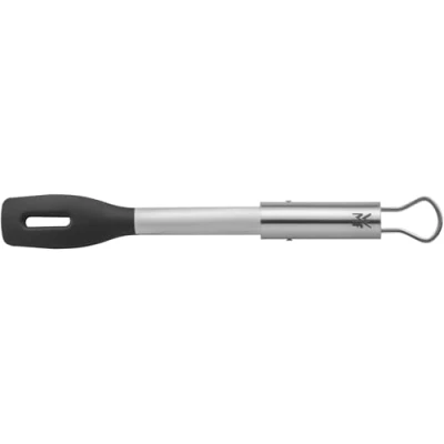 Obrázek WMF BBQ servírovací kleště 32,5 cm, nerezová ocel Cromargan, plastová hlava, malé grilovací na steaky, ryby, zeleninu, zajišťovací mechanismus, šetří místo