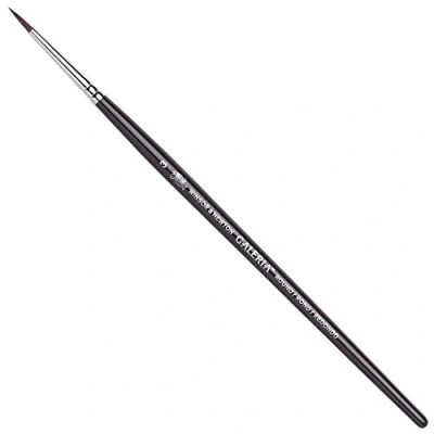 Obrázek Winsor &amp; Newton Akrylový štětec Galeria 5734003, ze syntetických vláken, ideální kontrola pro silnější nanášení barev, krátká rukojeť, kulatý č. 3, 2 mm