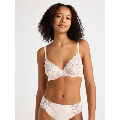 Obrázek Lindex Unpadded Trojúhelníková podprsenka, Ženy, Velikost: 75A, Light pink