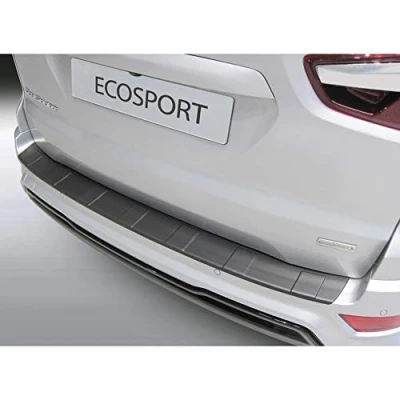 Obrázek ABS ochrana zadního nárazníku kompatibilní s Ford Ecosport Facelift 2018 černý &#039;Ribbed&#039;
