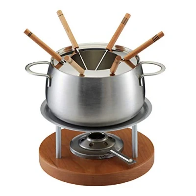 Obrázek KUHN RIKON Sada na fondue maso, chrom, šedá, 34 x 26 23 cm