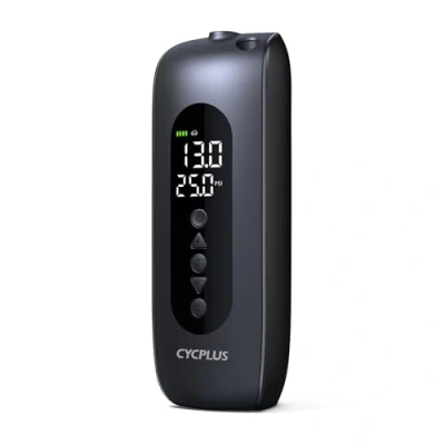 Obrázek CYCPLUS Vzduchové čerpadlo, 12 v DC/AC 2 1, kompresor na pneumatiky, přenosný vzduchový kompresor, bezdrátový, přesný ukazatel tlaku, dvojitý LED displej, 2x rychlé nafouknutí pro auta, jízdní kola,