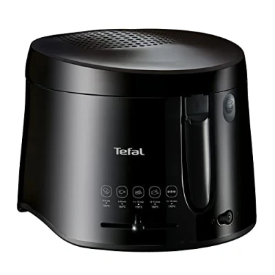 Obrázek Tefal Fritéza Maxi Fry, technologie Cool Wall, objem až 1,2 kg, sklopná rukojeť, kompaktní velikost, nastavitelný termostat od 150 C do 190 C, černá, FF1078