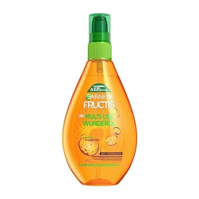 Obrázek Garnier Zázračný olej ochrana proti horku, hasicí přístroj pro silně poškozené vlasy, fructis, balení 3 ks (3 x 150 ml)