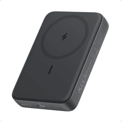 Obrázek Anker Magnetická powerbanka, kompaktní nabíječka 10 000 mAh s maximálním výkonem 30 W, rychlé nabíjení, bezdrátová a přenosná, šetrná k pokožce robustní baterie, pro řady iPhone 16/15/14, AirPods