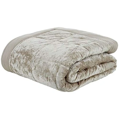 Obrázek Catherine Lansfield přehoz na dvoulůžko z imitace kaučukového sametu polyester; přírodní, 53 x 23 cm