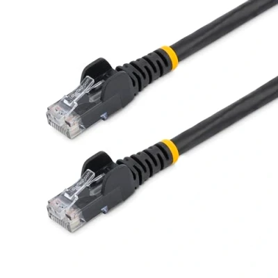 Obrázek StarTech.com 30m síťový kabel CAT6 1Gbit 650MHz 100W POE RJ45 U/UTP Snagless LAN Patch s ochranou proti zlomení šedá, testováno fluke, 24AWG, TIA/UL, k internetu/ethernetu (N6PATCH100BK)