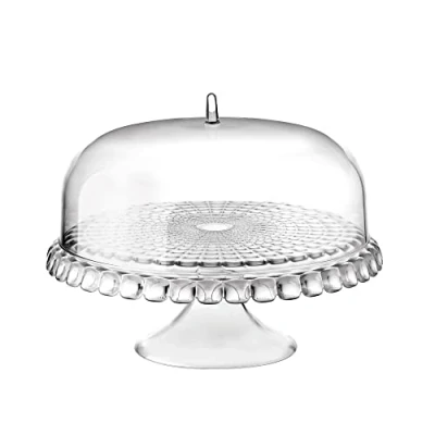 Obrázek Guzzini Tiffany, Tortenplatte Mit Fuß Und Haube Transparent, Ø36 x h28 cm 19940000