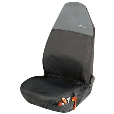 Obrázek Walser Dílenský ochranný potah Outdoor Sports, chránič autosedadel, do dílny auta, černý/šedý