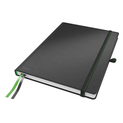 Obrázek Leitz 44710095 Kompletní notebook (A4, kostkovaný) černý