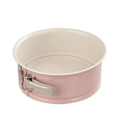 Obrázek Dr. Oetker pečicí forma Ø 18 cm s plochým dnem, extra vysokým okrajem ze série Modern Baking retro design, kulatá na koláč prémiovým nepřilnavým povrchem, růžová/krémová