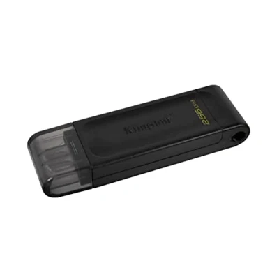 Obrázek Kingston DataTraveler 70 DT70/128GB USB C Stick mit dem Mehrwert, Schwarz