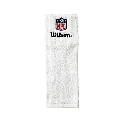 Obrázek Wilson Football Handtuch NFL FIELD TOWEL, Baumwolle, Mit Klettband, Weiß