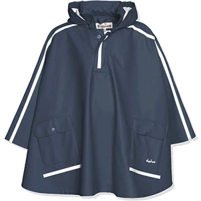 Obrázek Playshoes Unisex dětský plášť do deště dlouhá záda, Námořnická modrá