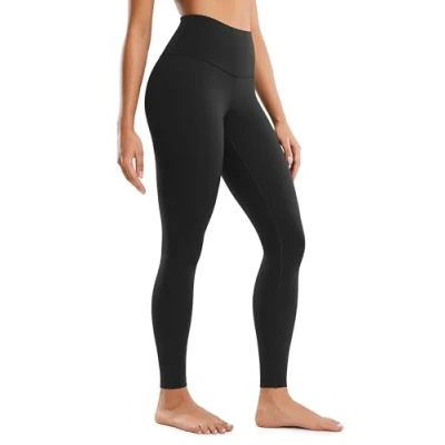 Obrázek CRZ YOGA Butterluxe dámské sportovní legíny s vysokým pasem neprůhledné na jógu kalhoty Workout Gym 64 cm/71 cm, černá