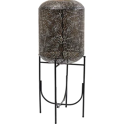 Obrázek Kare Designová stojací lampa Oasis, černá, lampa, ocelová konstrukce, do obývacího pokoje, na podlahu, svítidlo, svítidlo není součástí dodávky, 92 x 38 cm