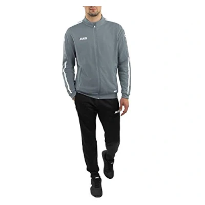 Obrázek JAKO Dětská tepláková souprava Polyester Striker 2.0, kamenná šedá/bílá, 116, M9119