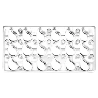 Obrázek Ibili 799300 Lagrima pečicí forma pralinka magnetická polykarbonát čirý 30 x 14 2 cm