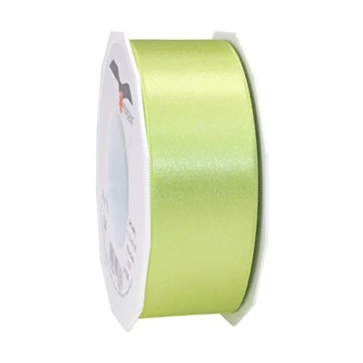 Obrázek PRÄSENT C.E. Pattberg Satin Pistazie, 25 m Satinband zum Einpacken von Geschenken, 40 mm Breite, Geschenkband Dekorieren &amp; Basteln, Dekoband, Anlass