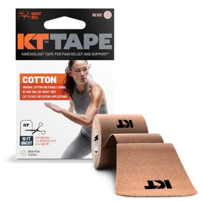 Obrázek KT Tape Original Kinesiologie Tape, Baumwolle, ungeschnitten, beige, 5 m
