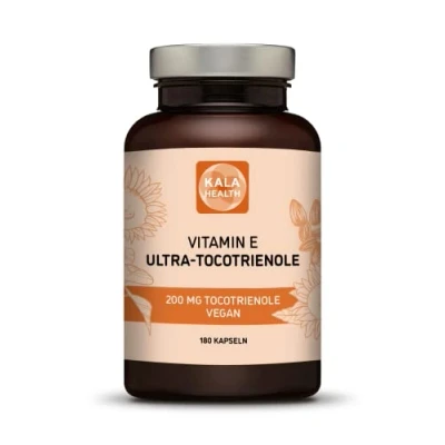 Obrázek Kala Health Ultra tocotrienol 200 mg Vitamín E Vegan všechny 4 tocotrienole Alpha + Beta Gamma Delta komplex