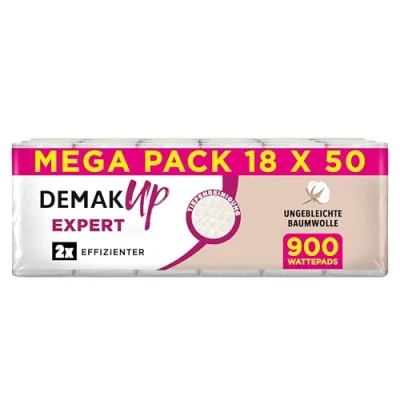 Obrázek Demak&#039;Up Expert oválné vatové tampony, balení po 18 baleních 50 kapslích