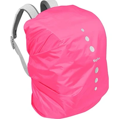 Obrázek Playshoes Unisex dětská Pláštěnka na batoh (balení 1 ks), Růžová,