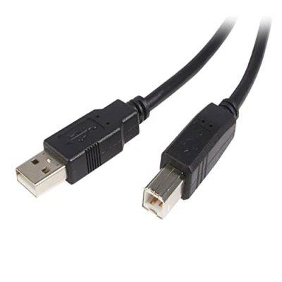 Obrázek StarTech.com USB2HAB3M USB 2. 0 A na B kabel (3m, St/St) černý