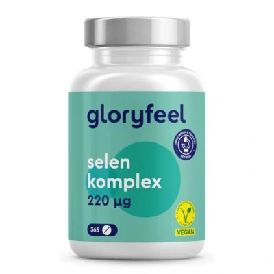 Obrázek Selen komplex 220µg 365 veganských tablet (1 rok) ze selenitu sodného a selenmethioninu selenu ve vysokých dávkách biologicky dostupných laboratorně testováno, vyrobeno v Německu bez