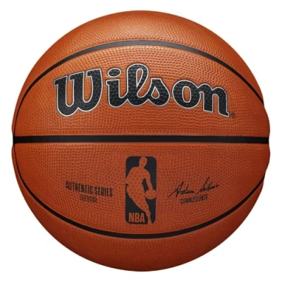 Obrázek Wilson Basketball NBA AUTHENTIC SERIES, outdoor, Guma Tackskin, velikost: 7, hnědá